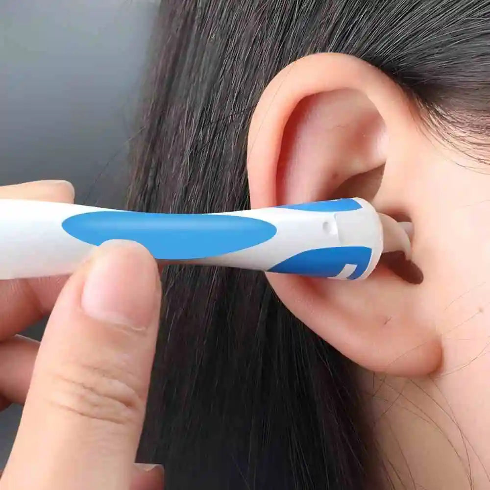Ear Wax Remover Tool Ear Cleaner With Soft Silicone 16 Replacement Tips Simply To Grab Extract Earwax Quake