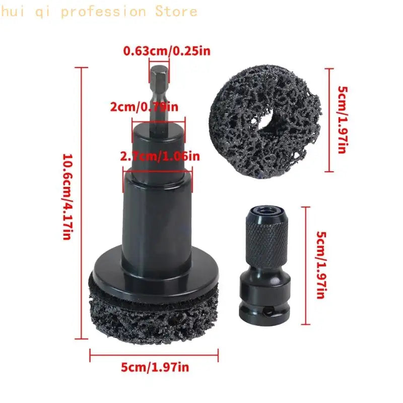 Wheel Hub Rust Removal Tool Suitable for Various Vehicle Types H8WE Quake
