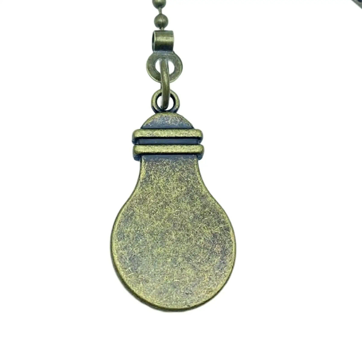 Vintage Style Ceiling Fan Pull Chain with Beaded Ball Fan Extension Chain for Light Fixture Ceiling Fan Accessories Decoration Quake