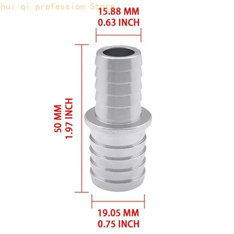 Aluminum Radiator Hose Connector 5/8 3/4 Inch For LS Engine Steam Port System H8WE Quake
