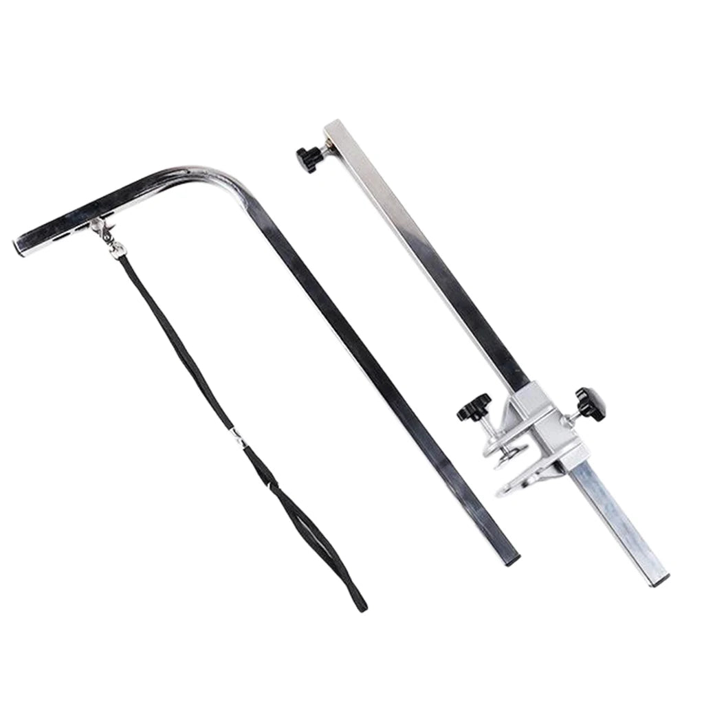 47inch Pet Dog Grooming Arm Support Telescopic w/ Clamps Durable Universal Quake