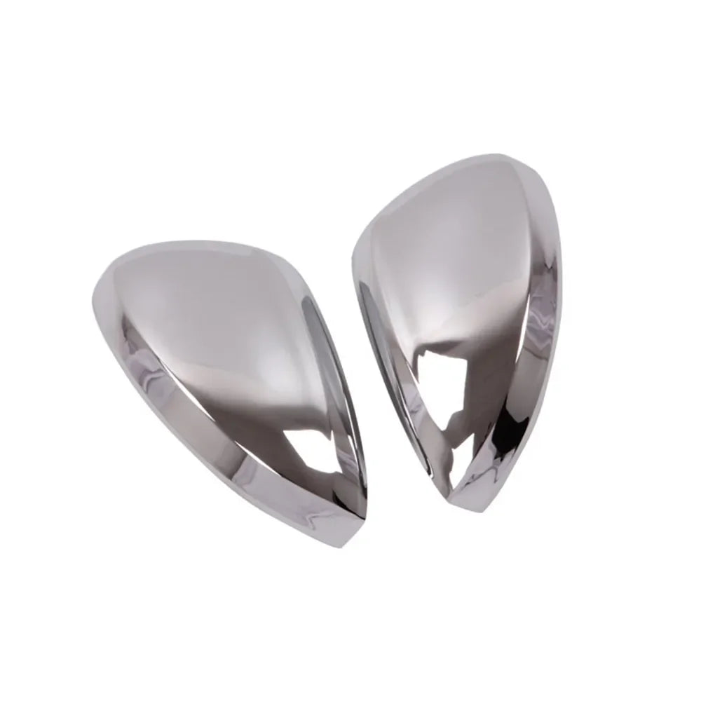 For Volkswagen Tiguan 2017-2020 Car Rearview Side Mirror Cover Wing Cap Exterior Door Housing Shell Trim Sticker ABS Accessories Quake Silver