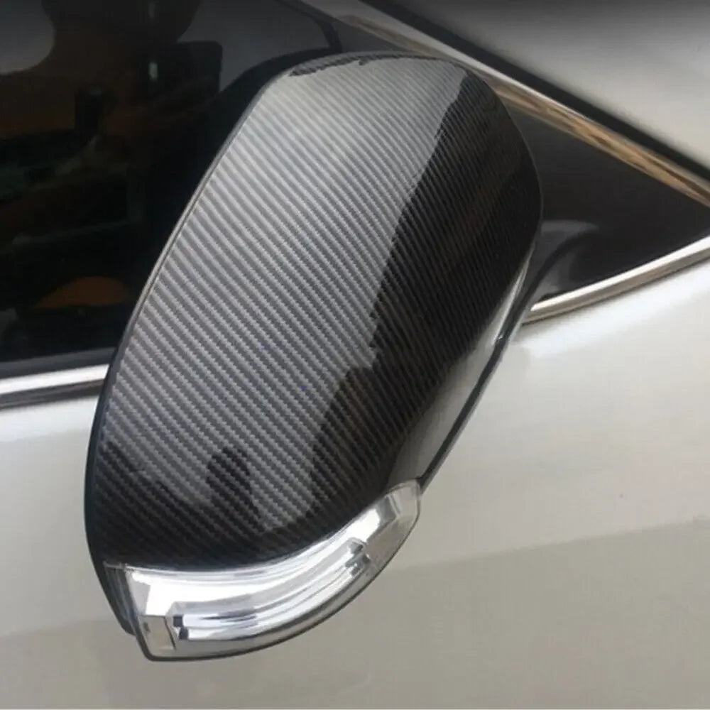 For Toyota Camry 2006 2007 2008 2009 2010 2011 Car Rearview Side Mirror Cover Wing Cap Exterior Door Rear View Case Trim Carbon Quake