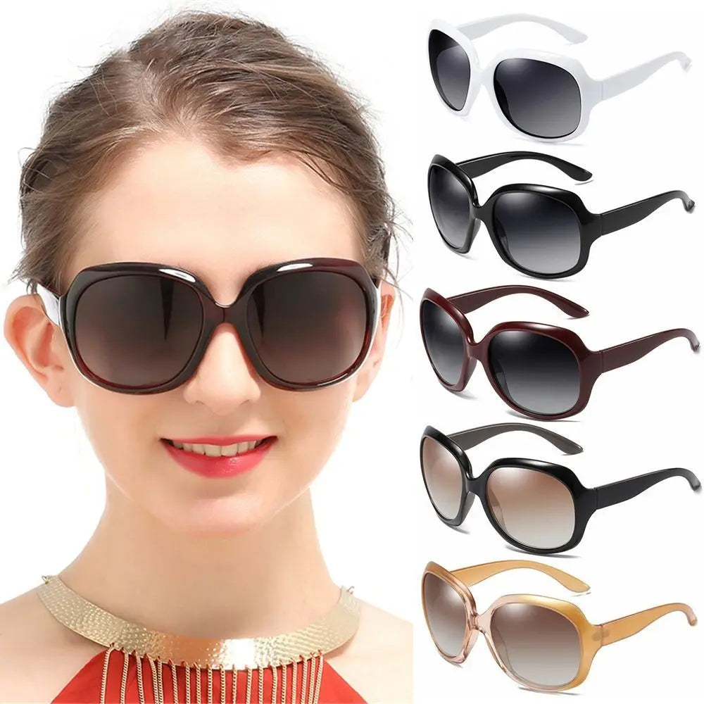 New Shades Sunglasses for Women Square UV 400 Vintage Eyewear Elliptical Frame Oversized Sunglasses for Women & Men Quake