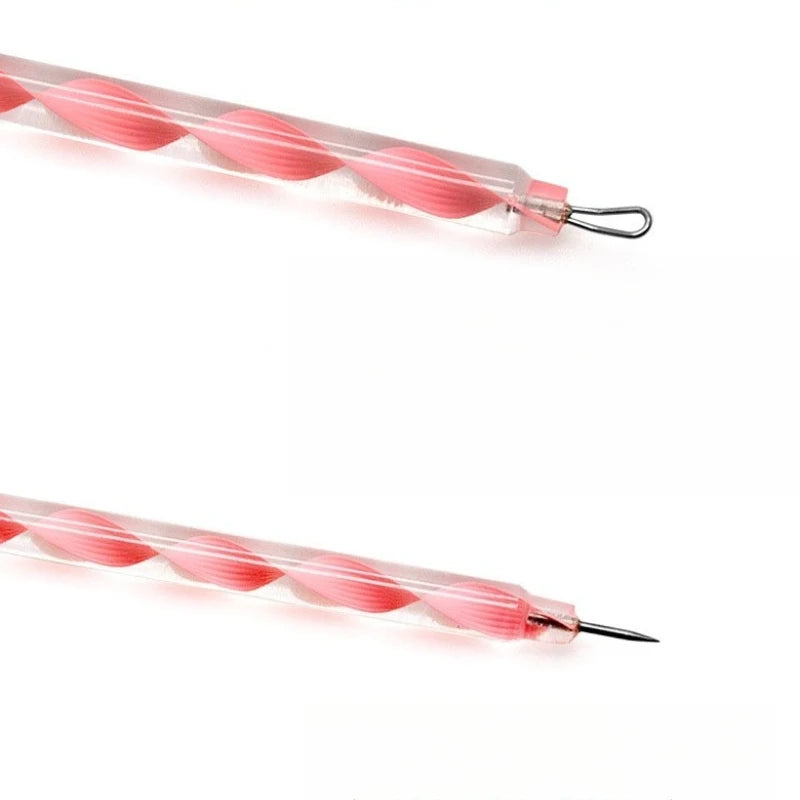 vvocci Double-headed Rotating Comedone Extractor Acne Needle Portable Colorful Blackhead Extractor 1pcs Quake