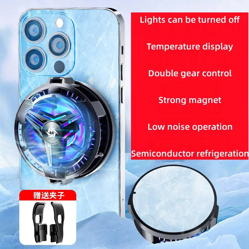New Mobile Phone Radiator for Mobile Phone Phablet Fan Semiconductor Mobile Phone Cooler Gaming Cooler Mobile Phone Quake SL10 Digital display