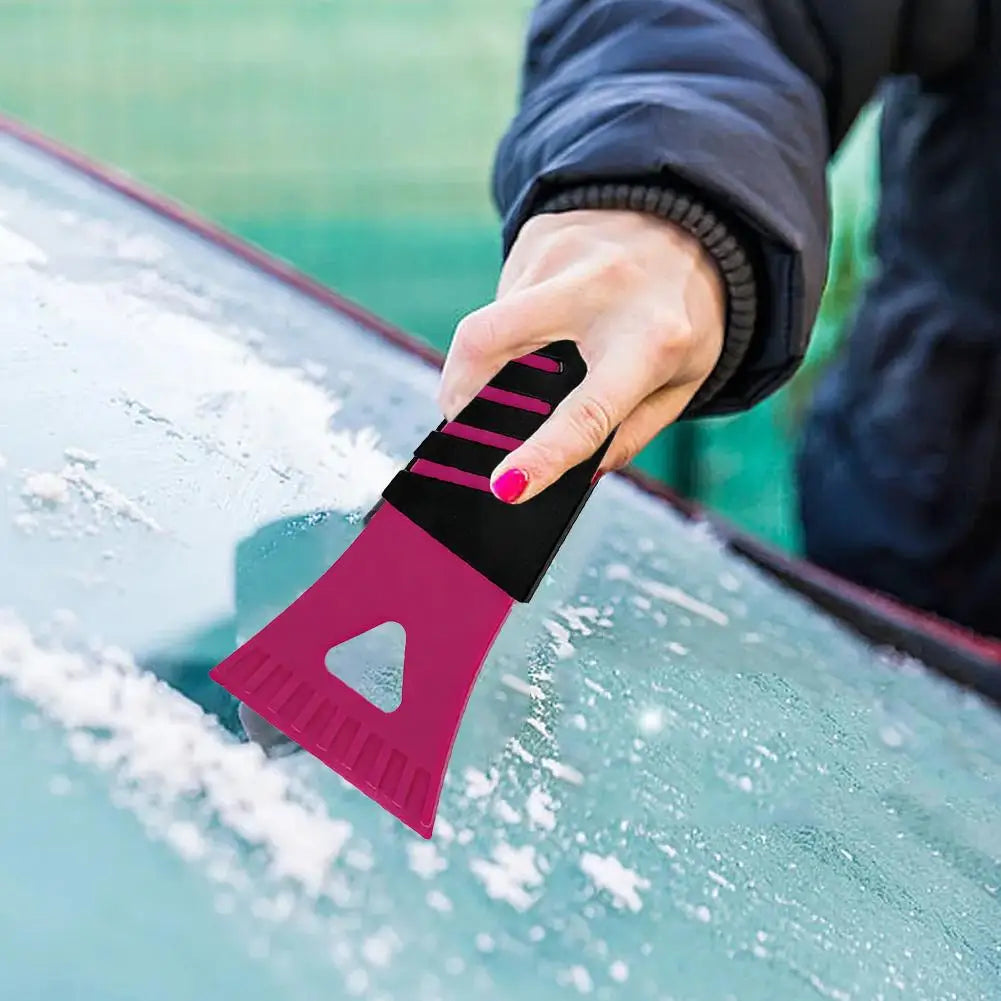 Multifunctional Plastic Car Ice Scraper Snow Shovel Kitchen Grease Removal Scraper Auto Ice Tool Car Snowplow Quake