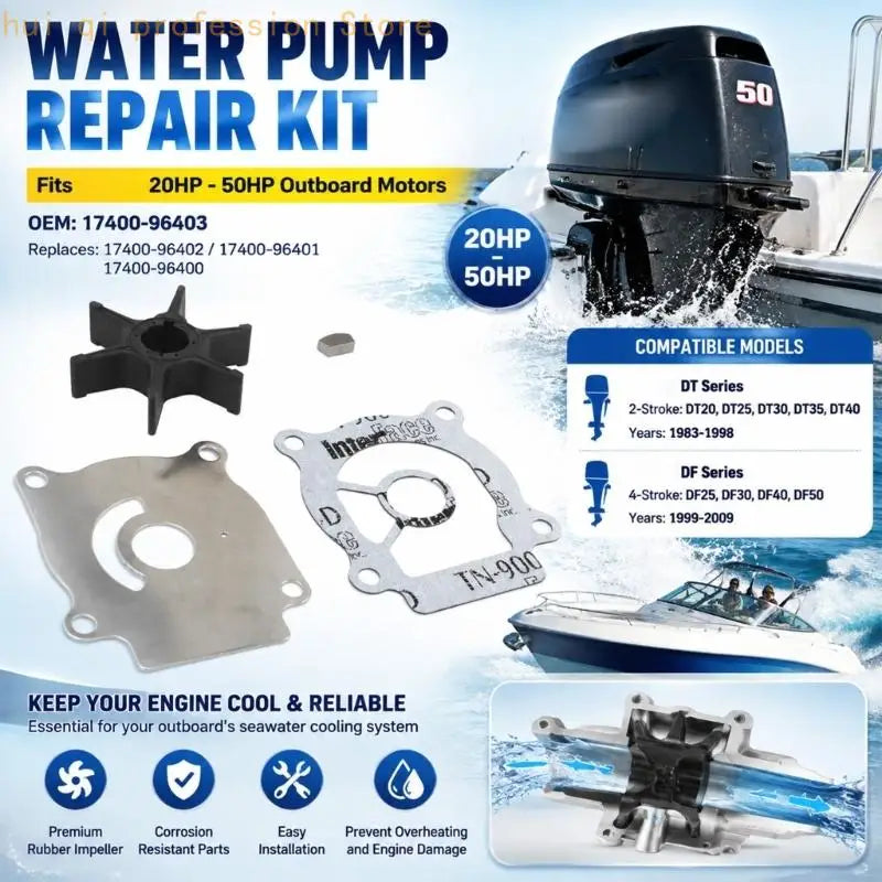 18-3242 Pump Repair Components with Part Number 17400-96403 17400-96401 H8WE Quake
