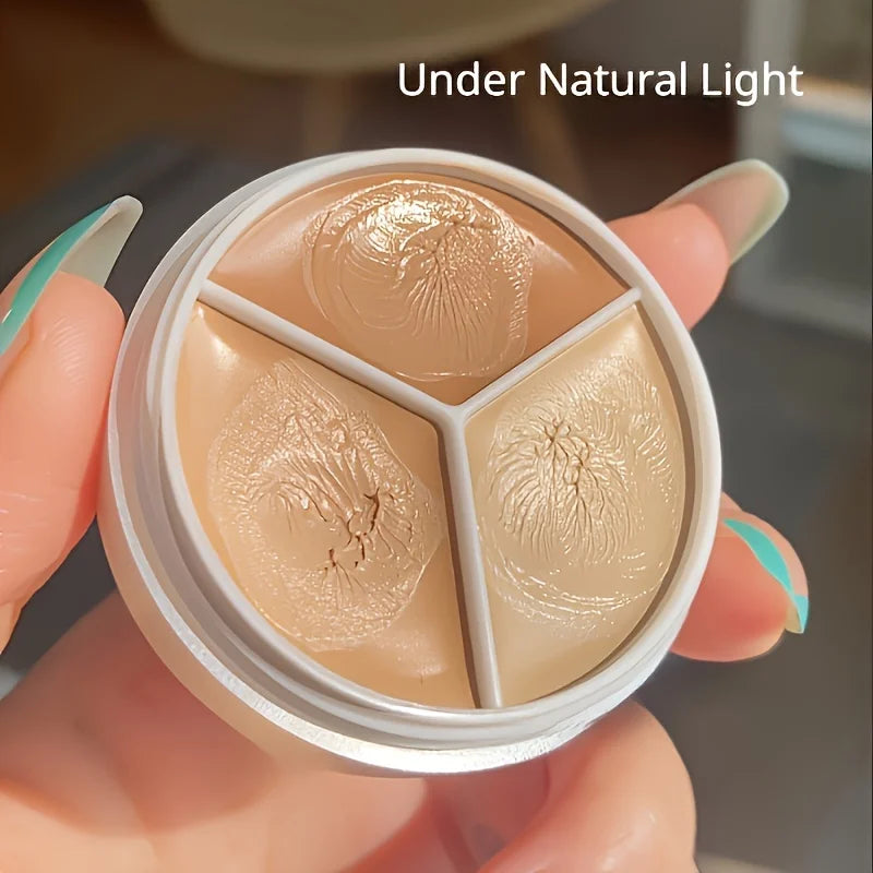 1pc Concealer Palette Cream Waterproof Long Lasting Cover Spots Acne Marks Dark Circles Moisturizing Foundation Face Makeup Quake