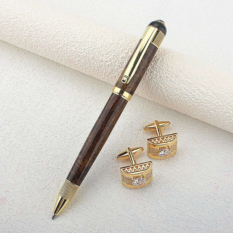 1 of Luxury Fashion Ballpoint Pen Set - Stylish Design- Strong Design Aesthetic, Perfect for Gifting in Gift Black Ink Quake