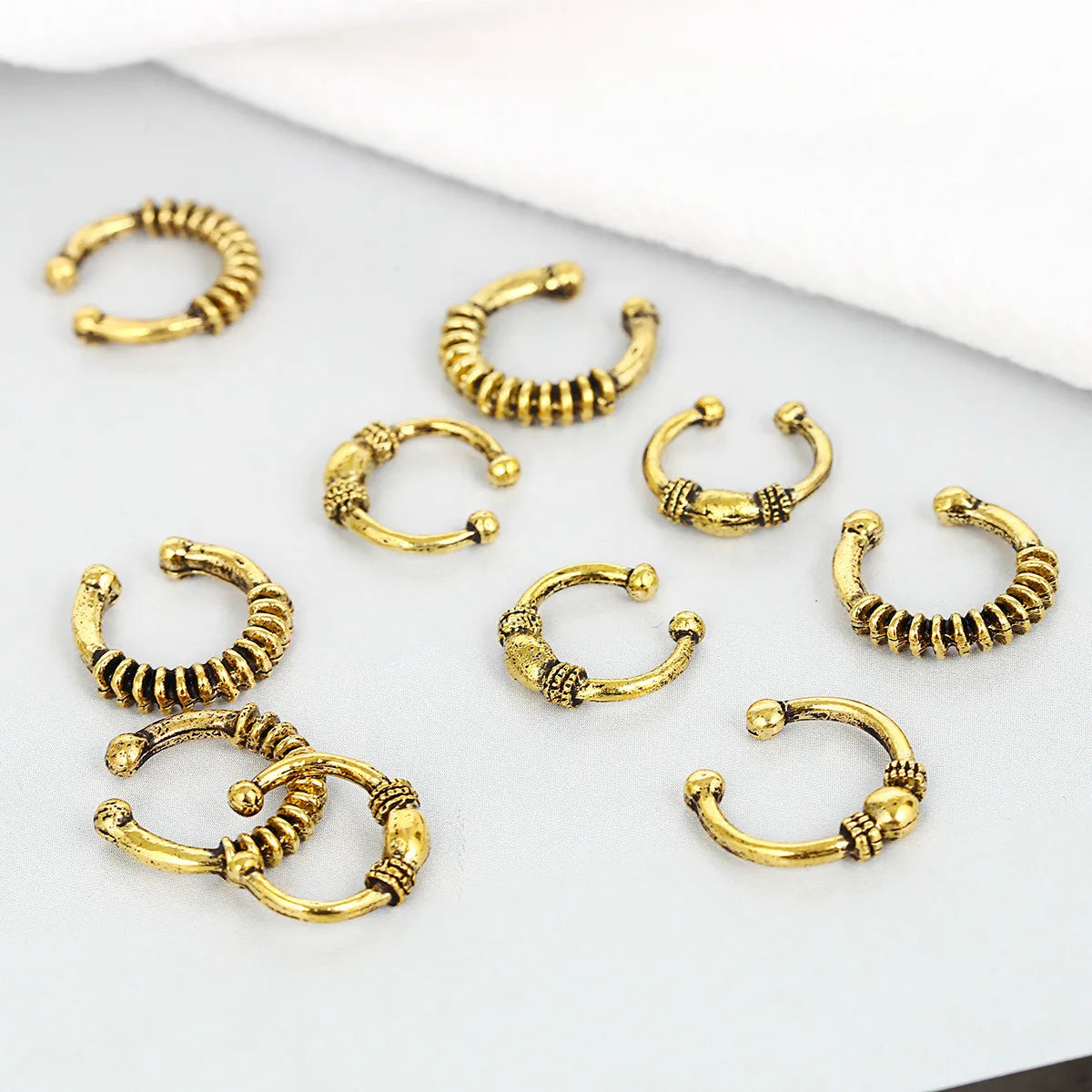 Hair Braid Rings & Pendant Beads Set – DIY Dreadlock Accessories