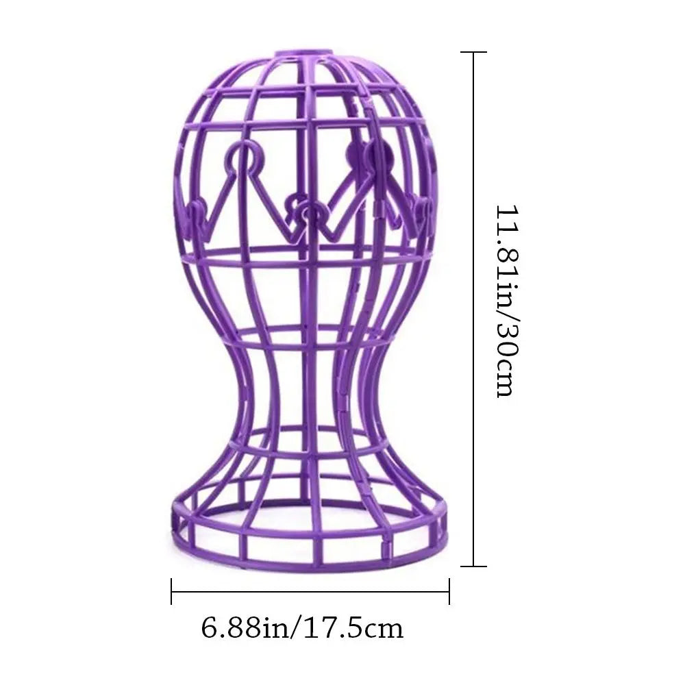 New Holder Foldable Wig Stand Hat Cap Wig Accessories Storage Rack Multi-Purpose Wig Head Stand Quake