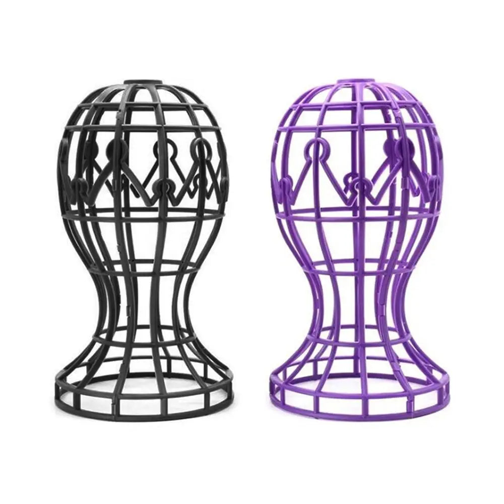 New Holder Foldable Wig Stand Hat Cap Wig Accessories Storage Rack Multi-Purpose Wig Head Stand Quake