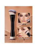 1 PCS Double End Makeup Foundation Brush for Blending Liquid Pressed Powder Concealer Blush Polishing Quake 1 PCS