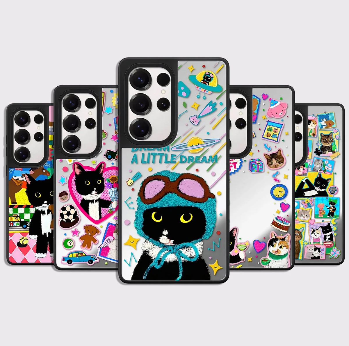 6090212 Mirror Surface Magnetic Phone Cover for Samsung Galaxy S23 S24 S25 S26 Ultra S26+ Plus Case Quake