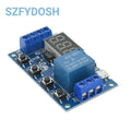 1 Channel 5V Relay 6-30V Relay Module OFF/ON Switch Trigger Time Delay Circuit Timer Cycle 999 Minutes Adjustable XY-J02 Quake Default Title