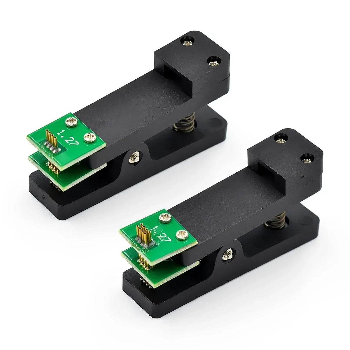 2.54 2.0 1.5 1.27 1.25 100mil 50mil 3P 4P 5P 6P 7P 8P 9P 10P PCB Clip Clamp Fixture Probe Pogo Pin Download Program Burn Quake