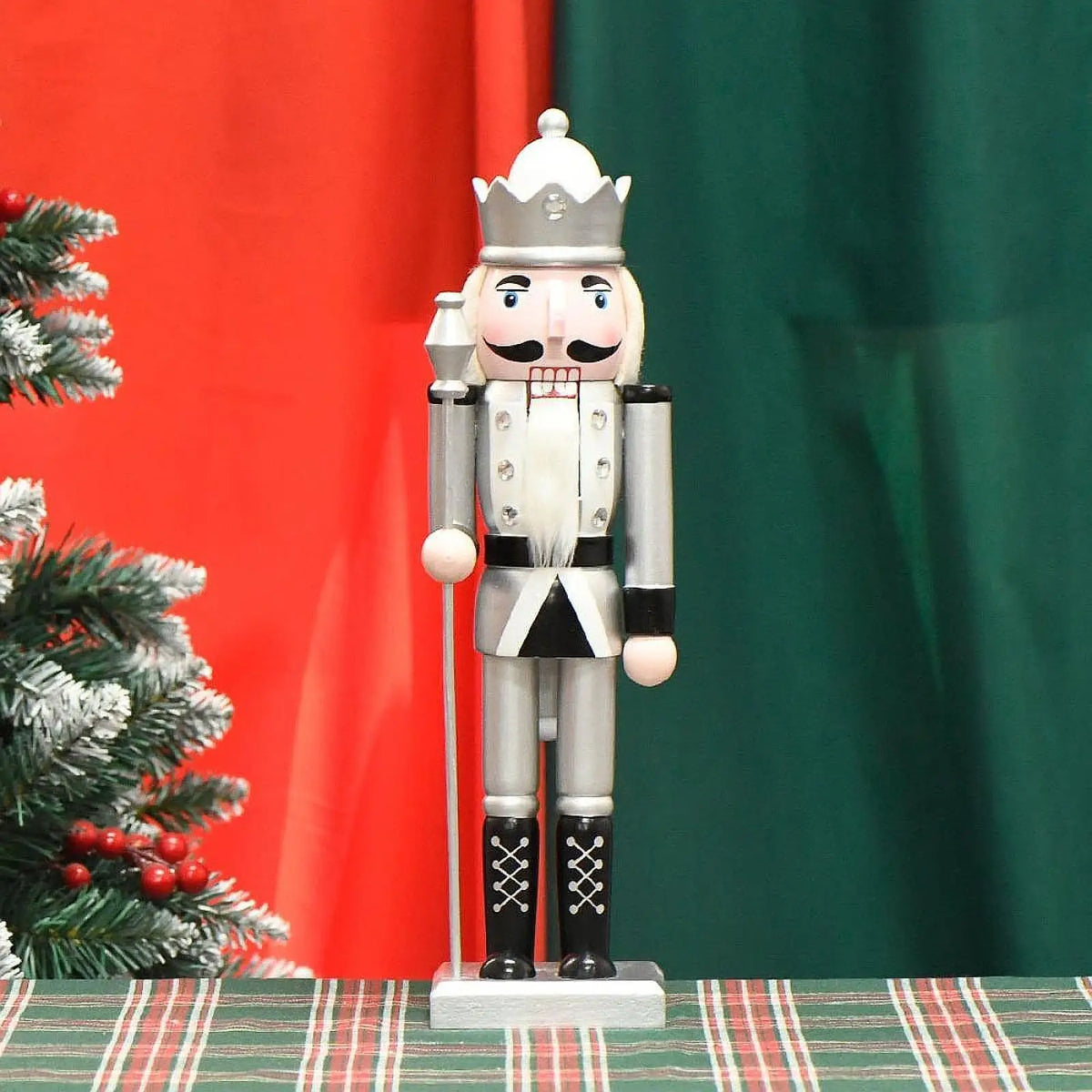 Nutcracker Figurine Christmas Decorations Christmas Nutcracker King for Desk Quake Default Title