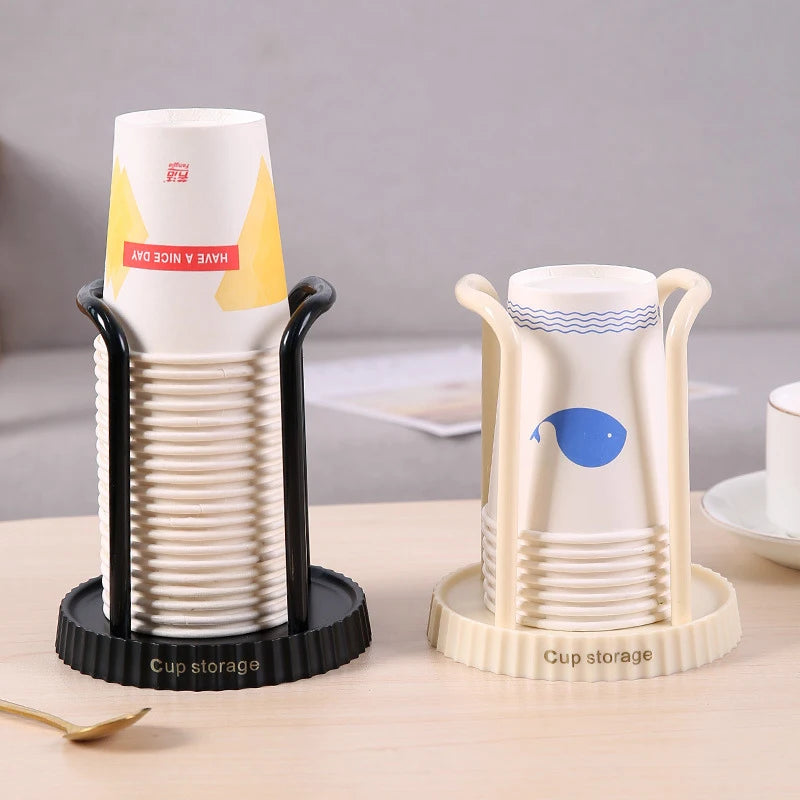 Household Disposable Paper Cup Holder, Desktop Paper Cup Storage Rack, Suitable For Living Room, Dining Room And Other Cup Taker Quake