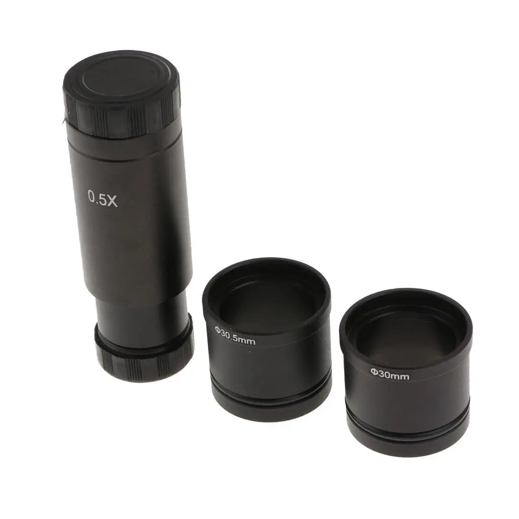 Digital CCD Camera Eyepiece 0.5X Magnification C-mount Adapter for Biomicroscope Stereo Microscope Lens Quake