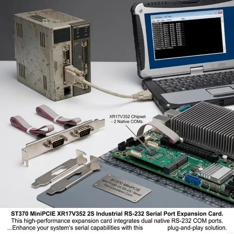ST370 Reliabled XR17V352 Mini PCIE Card for Stable Data Transmission in Offices K1KF Quake