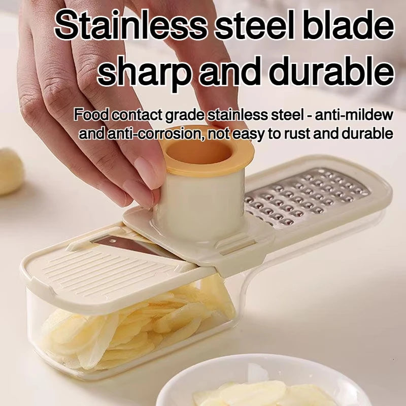 3-in-1 Multifunctional Ginger and Garlic Grinder Home Kitchen Slicer All Grinder Quake