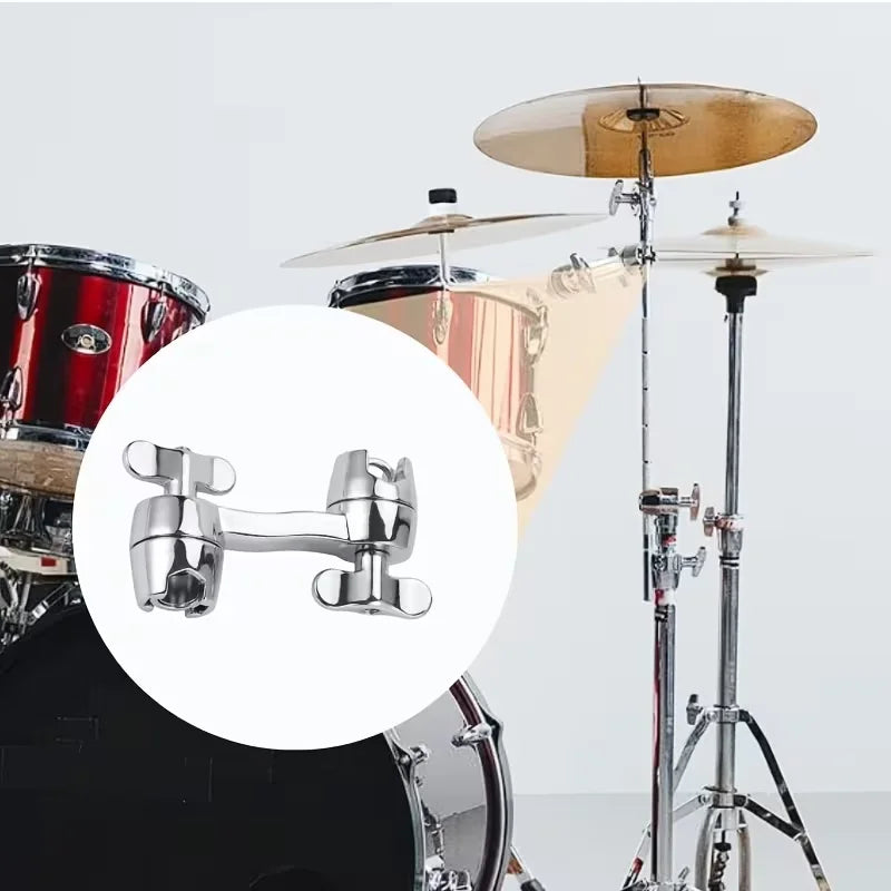Drum Kit Double-Headed Clamp Drum Kit Additions Drum Kit Clamp Expansion Tom Drum Clamp Drum Kit Expansion Cymbal Clamp Quake