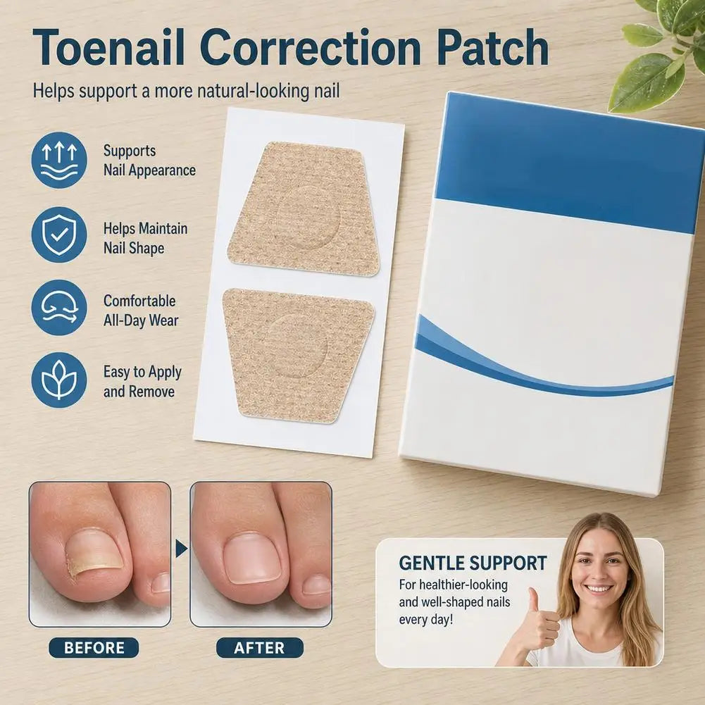 Toenail Fungus Patch Nail Repair Patches Nail Ingrown Correction Stickers for Discolored or Damaged Nails Sticker Toenail Care Quake