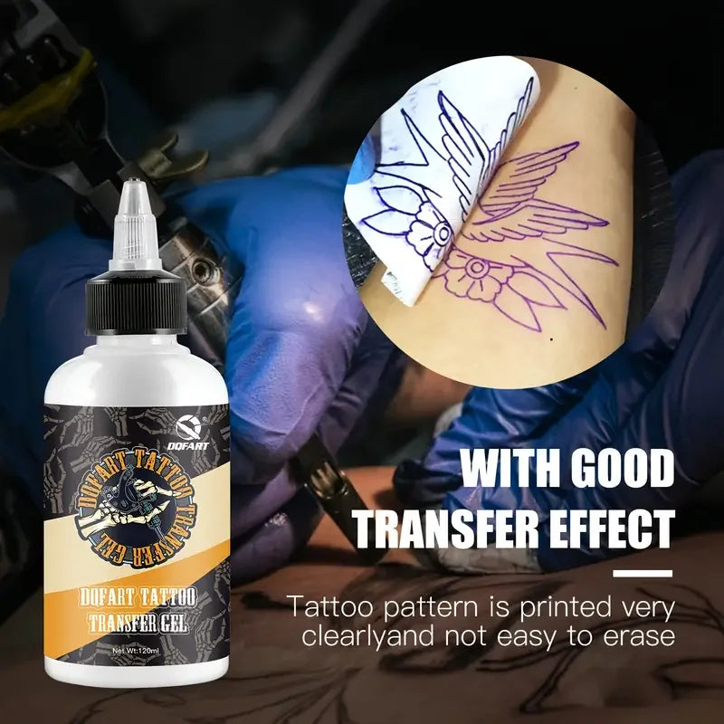 Tattoo Transfer Gel Tattoo Tools Transfer Paste with Tattoo Transfer 120ML Large Capacity High Quality Fast Paper Auxiliary Gel Quake