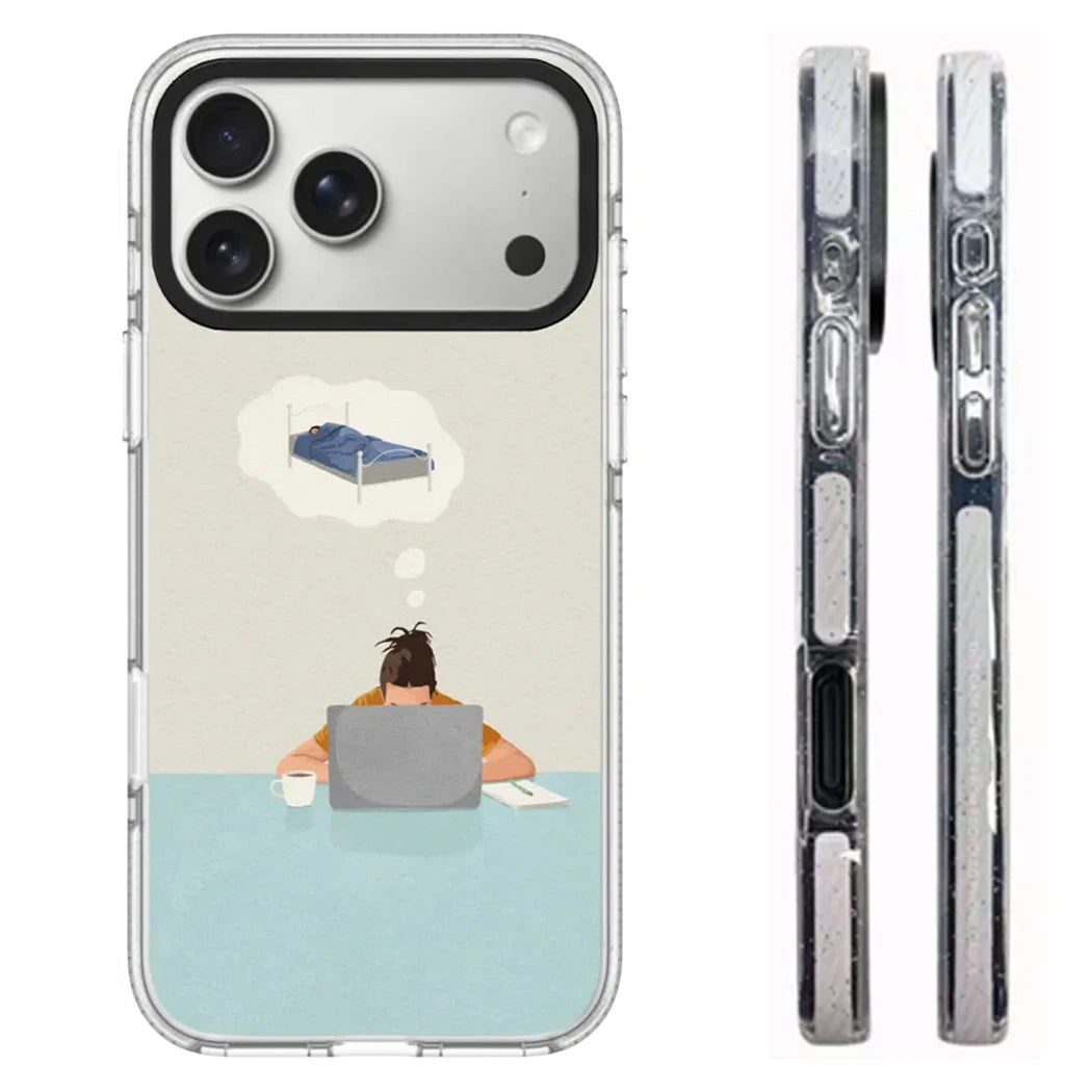 6090681 White Border Magnetic Phone Case Cover for IPhone 13 14 15 16 17 18 Pro Max Case Quake