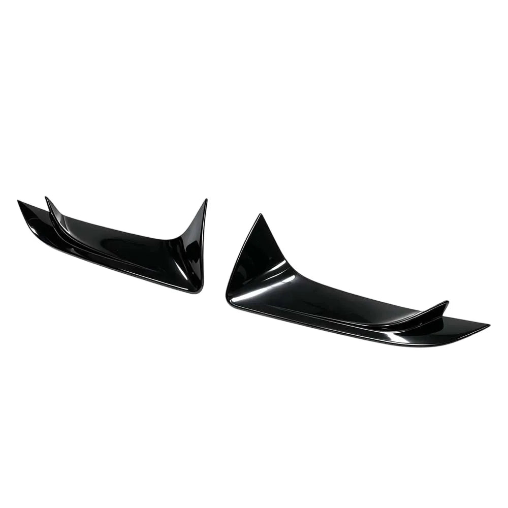 2PCS For Toyota GR Supra A90 A91 MK5 2019-2026 Front Bumper Lower Garnish Cover Trim ABS Carbon Fiber Style Car Accessories Part Quake
