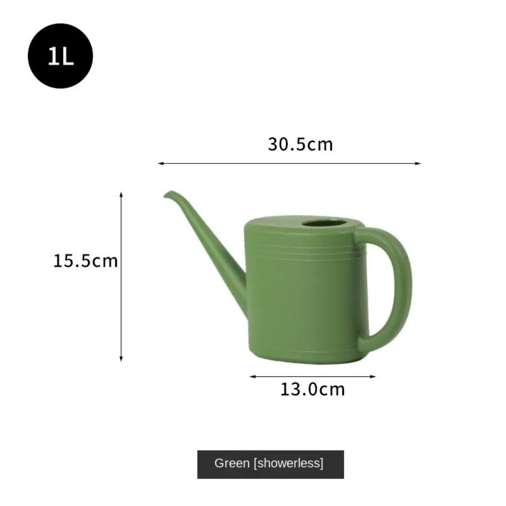 1L/2L Watering Can Pot Long Mouth Garden Plants Plants Sprinkler Large Capacity Plastic Flower Spray Water Kettle Watering Tool Quake
