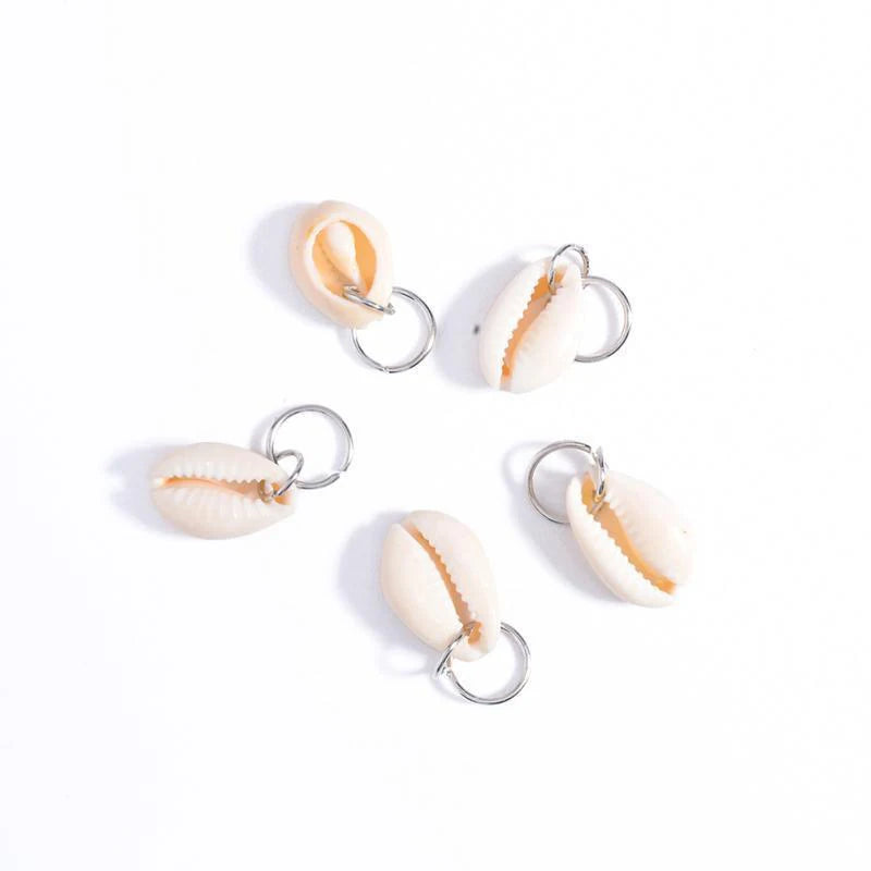 5/10 Pcs Hair Braids Leaves Beads Women Silver Gold Color Hip-hop Hair Rings Braid Bead Hair Headband Braiders Accessories Quake 5pcs 10