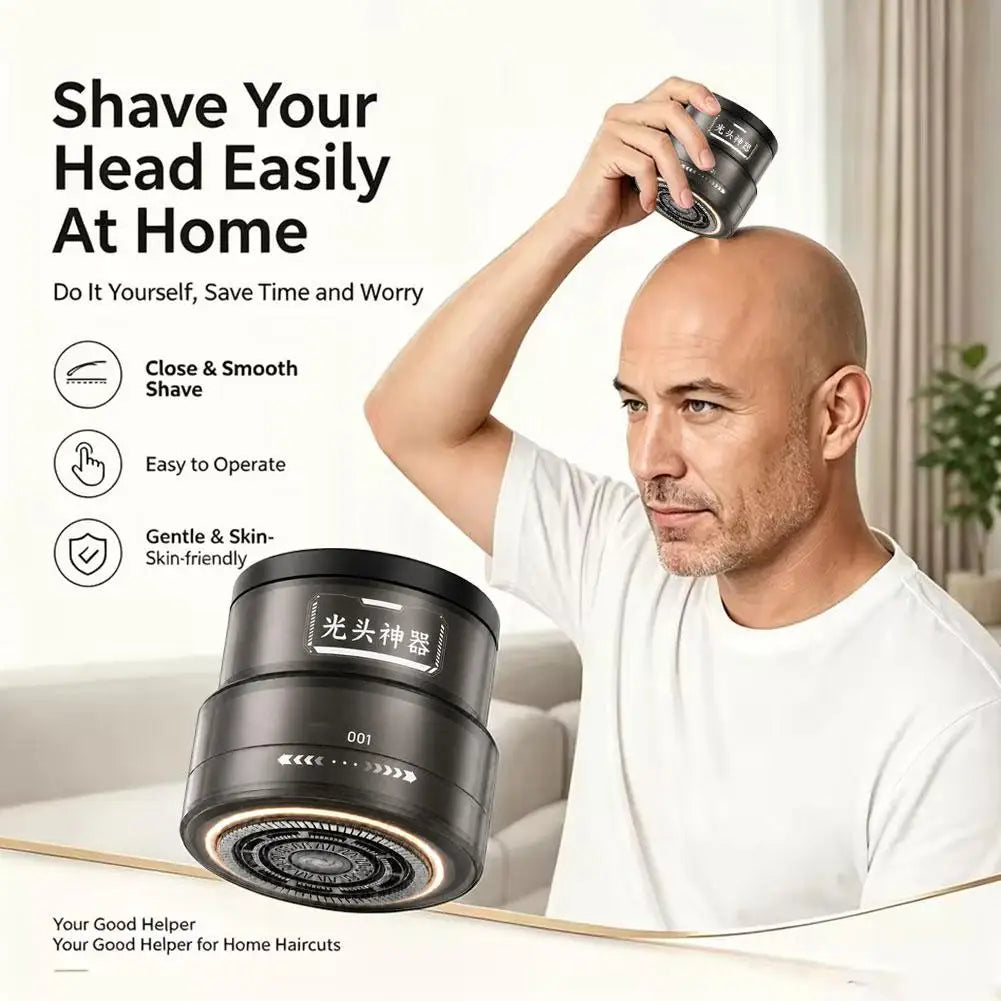 Detachable shaving and styling dual functions Automatic electric shaver rechargeable and portable for trimming beards and hair. Quake