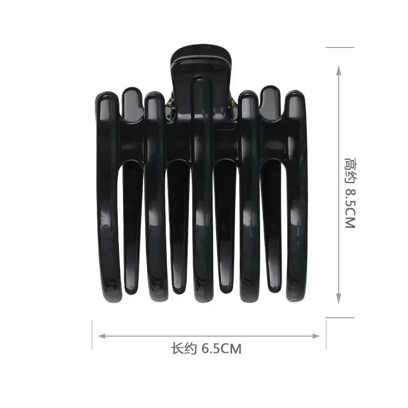 Korean Acrylic Big Size Hair Claws Elegant Frosted Hair Clips Hairpins Barrette Headwear for Women Girl Hair Styling Accessories Quake