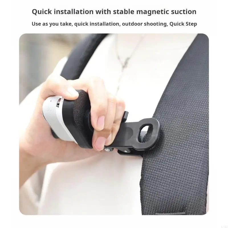 Backpack Clip Mount For 360 GO3S Action Camera 360 Rotation For Handsfree On Shoulder Straps Or Cap K1KF Quake