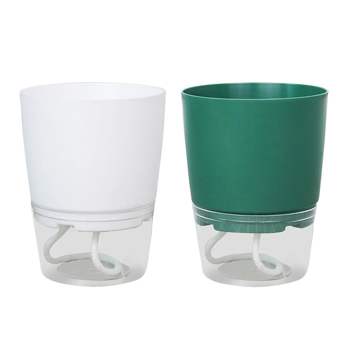 Automatic Plant Pot Self Watering Planter Small Flower Pot Plastic Resin Quake