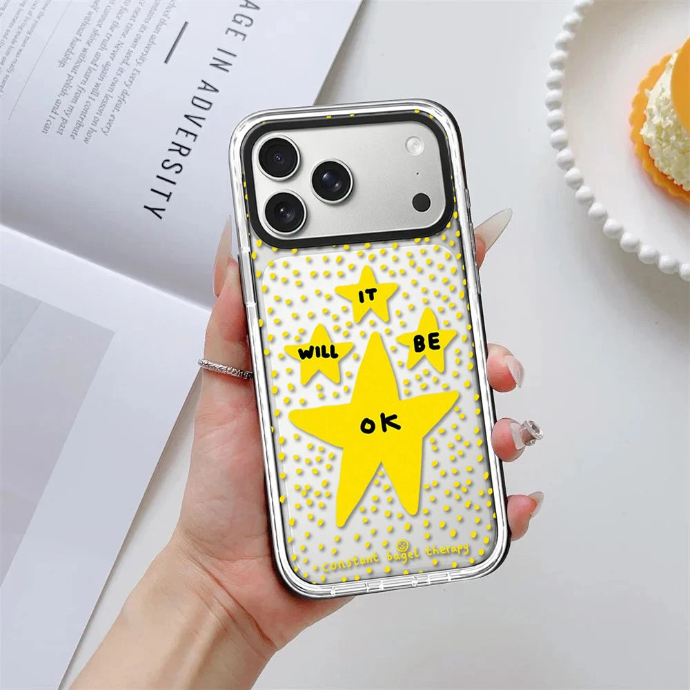 Love Is Everything Pattern White Border Magnetic Case: Compatible with IPhone 18 17 16 15 14 13 Pro Max 18Pro Quake