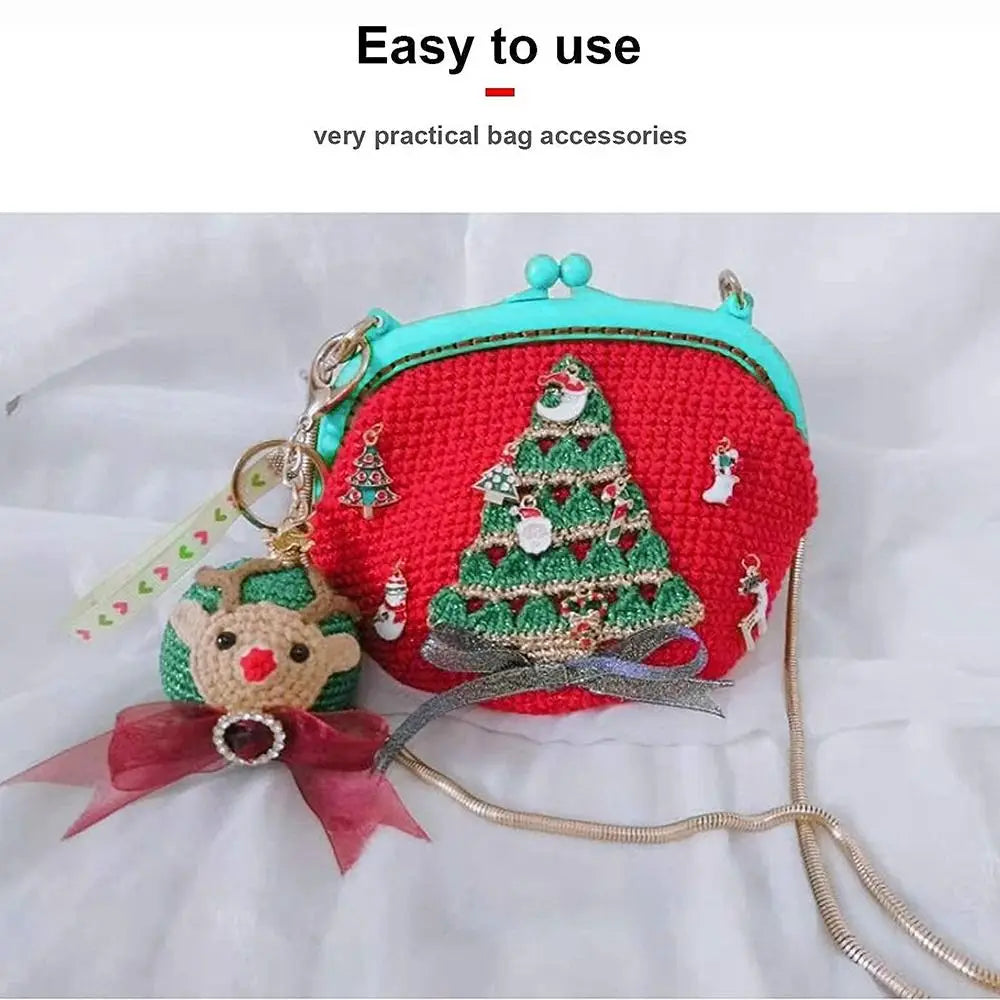 Mini Plastic Purse Frame Kiss Clasp Candy Color Bag Hardware Purse Clasp Frame Bag Kiss Clasp Lock Handle Bag Accessories Quake