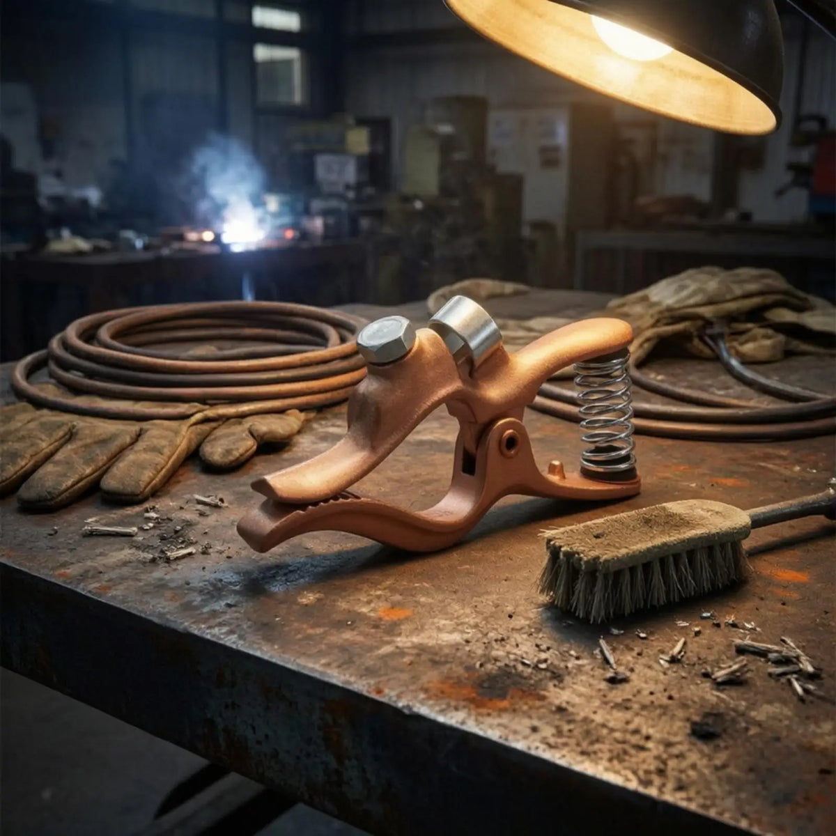 Serrated Metal-Joining Ground Clamp High Conductivity Welder Grounding Clamp Quake