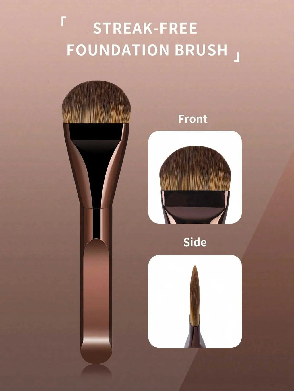 5pcs Makeup Brush Foundation Brush Facial Mask Brush,Concealer Brush, Makeup Tools With Soft Fiber For Easy To Carrying Quake