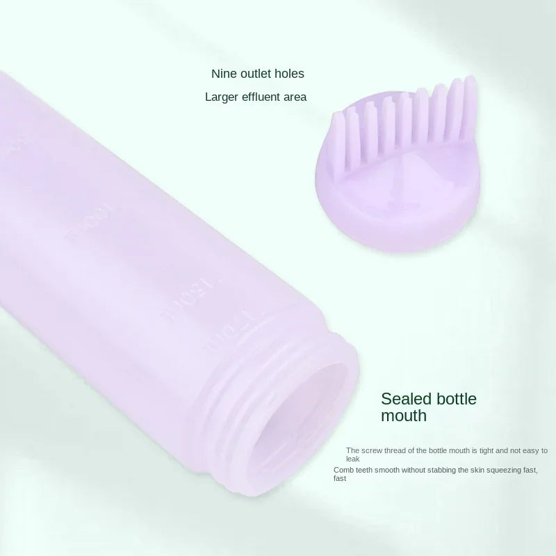 Empty Hair Dye Bottle with Applicator Brush Bottles Dyeing Shampoo Bottle Oil Comb Hair Tools Styling Tool Hair Coloring Bottles Quake