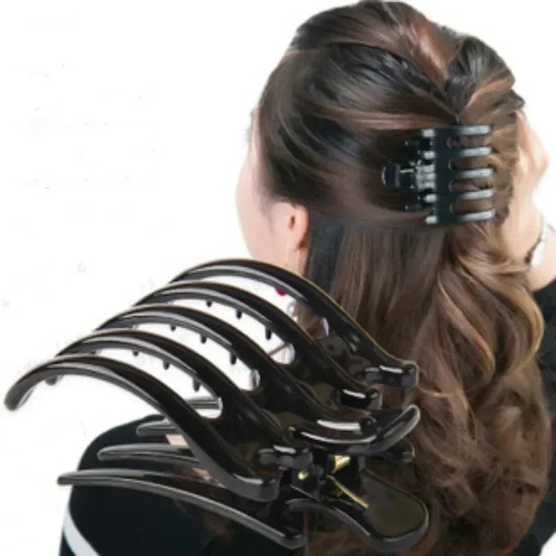 Korean Acrylic Big Size Hair Claws Elegant Frosted Hair Clips Hairpins Barrette Headwear for Women Girl Hair Styling Accessories Quake
