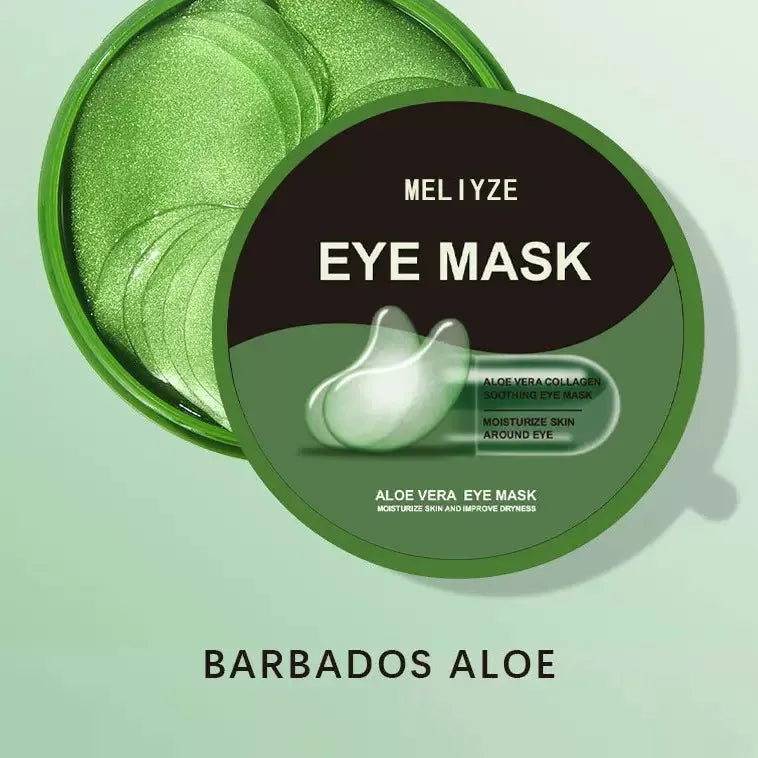 60pcs Aloe Vera Collagen Eye Mask Anti Dark Circles Removal Eyes Bags Moisturizing Firming Eye Patches Eyes Skin Care Products Quake