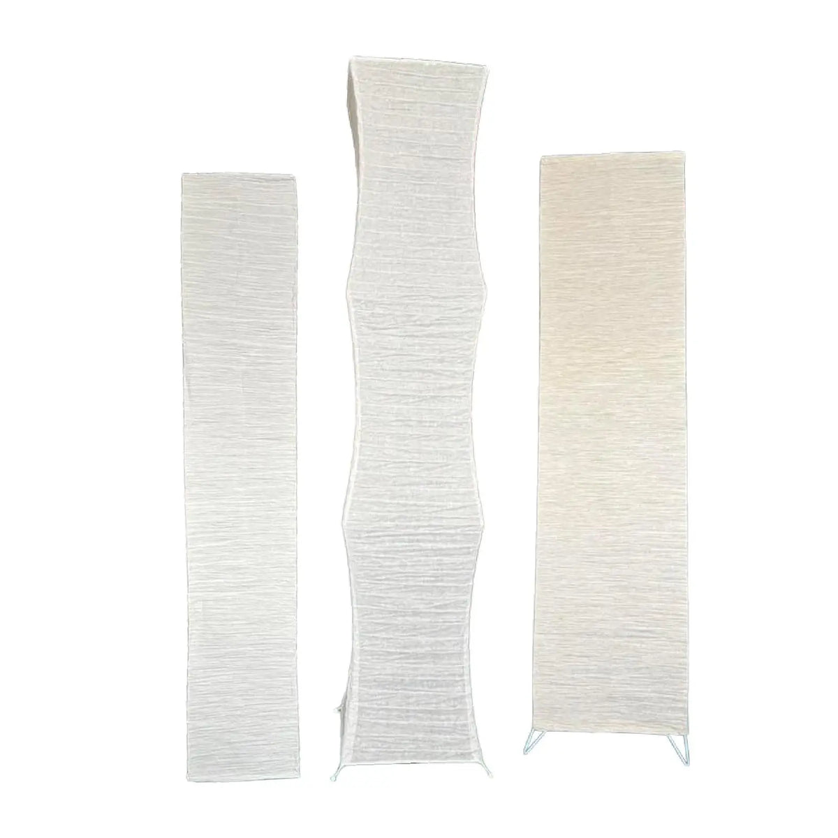 Modern LED Paper Floor Lamp Shade Replacement Minimalist Lampshade for Bedroom Lighting Quake