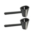 Carrot Spiral Carving Device Vegetable Fruit Carving Tools Two Carving Styles Carrot Cucumber Sharpener for Garnishing Design Quake 2PCS