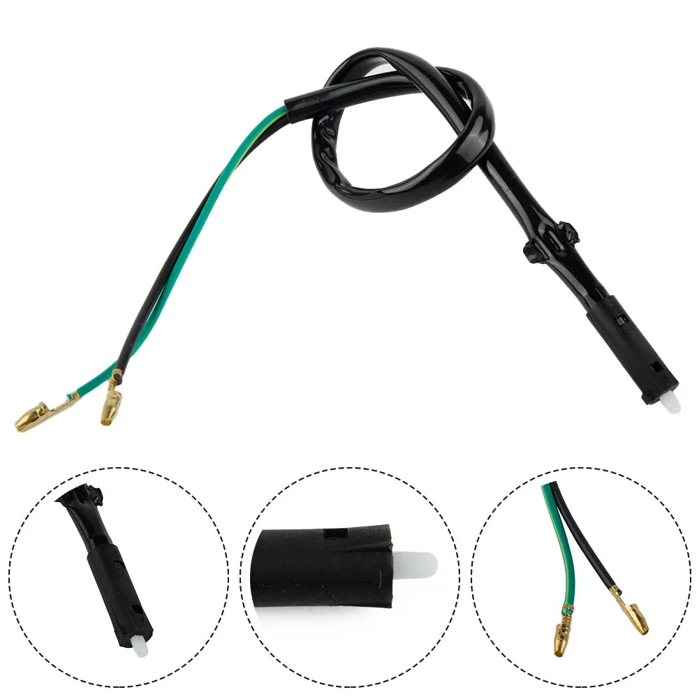 1x Drum-type Single Motorcycle Disc Front Brake Line Brake 8mm/40cm Light Switch Replacement Brake Switch For Most Drum Brake Quake