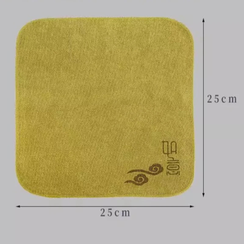 Tea towel ruyi absorbent tea cloth rag tea table tea mat special tea set accessories wiping towel Quake