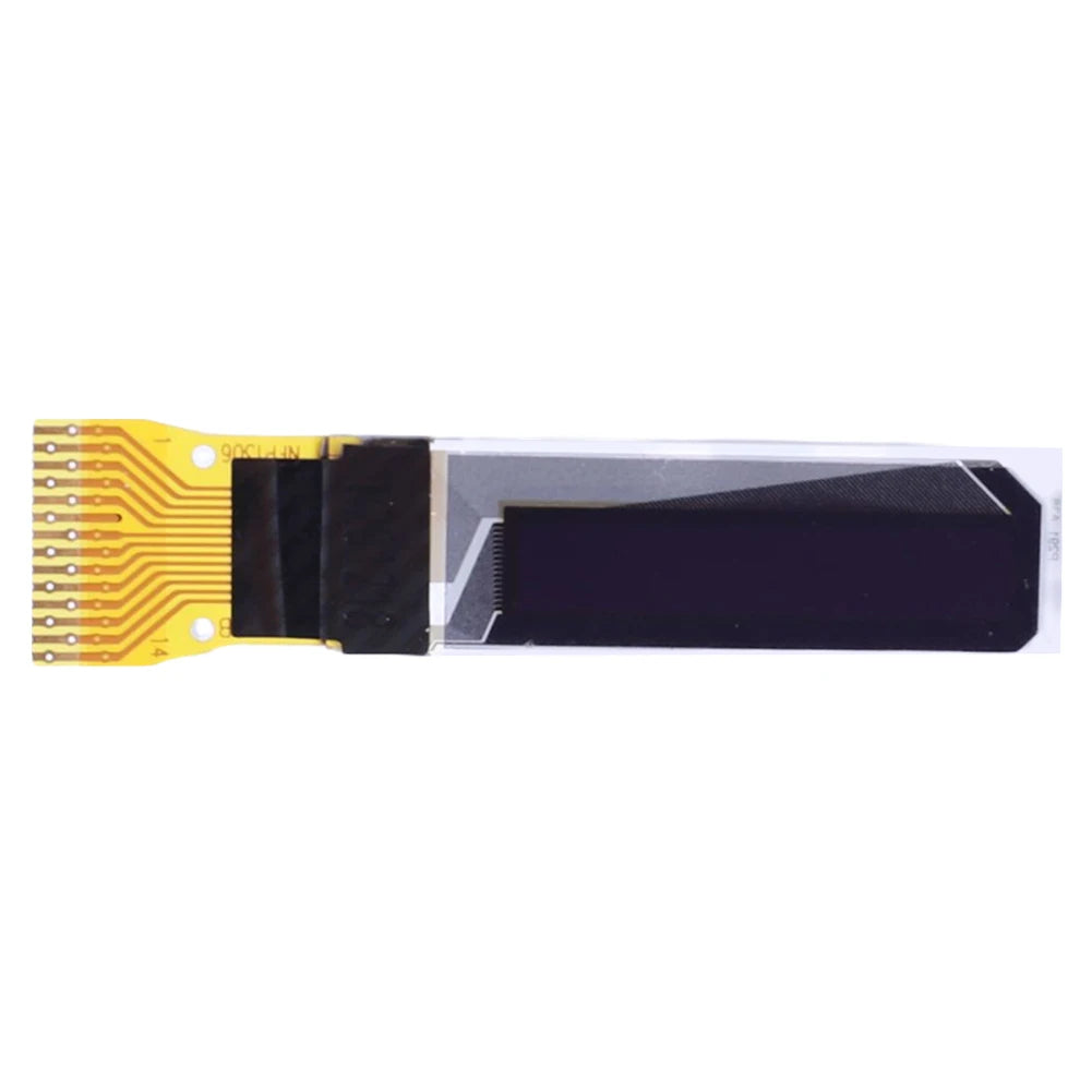 4Pcs 0.69Inch OLED Display Module 14PIN OLED Screen Module 96*16 I2C Interface White Light for DIY Kit Quake as show