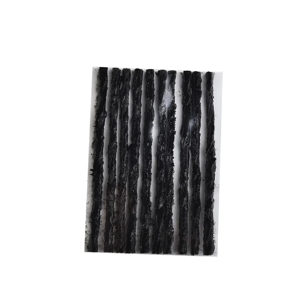Black Car Tyre Seal Strip Puncture Recovery Repair Rubber Tire Tubeless 0.1inch 3.5mm For Bike Motorcycle Useful Quake